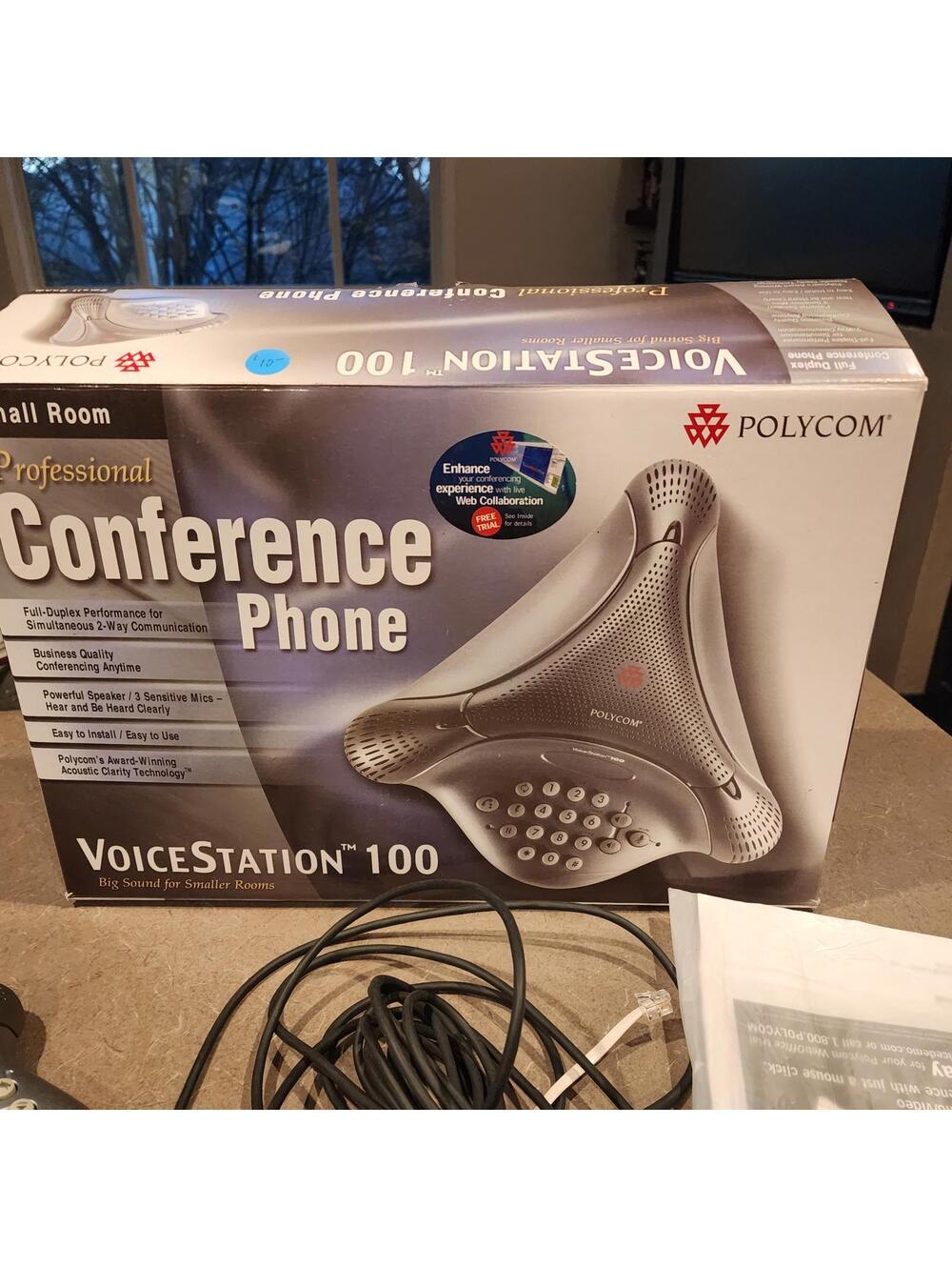 Polycom Voicestation 100 Professional Conference Phone flawless hardly used